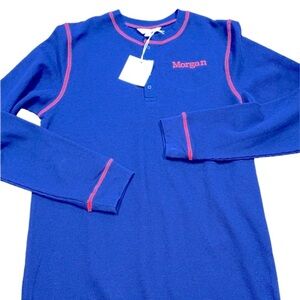 Pajamagram navy blue size small pajama night shirt new with tags